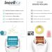 Incellice Dermaroller 2.0mm - Professional Microneedle Roller for Beard & Hair Growth | Scalp Care for Men & Women | 200 Titan Real Needles - Buy Online on GoSupps.com
