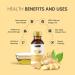 Hemani Ginger Oil 30ml - Pure & Natural Premium Quality Aromatic Therapeutic Grade for Aromatherapy Massage & Skincare Daily Use Refreshing - Buy Online on GoSupps.com