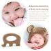 Baby Wooden Elephant Teether Pendant - Food Grade DIY Jewelry Necklace & Play Gym Pack of 10 - Buy Online on GoSupps.com