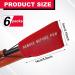 Riakrum 6 Pcs Airsoft & Paintball Barrel Cover with Bungee Cord | Red | 5.51 x 3.15 Inch - Buy Online on GoSupps.com