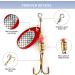 12-Piece Fishing Lure Set - Multi-Colored Spinner Spoons for Trout Pike Bass & Salmon - Includes Box | International Shipping Available - Buy Online on GoSupps.com