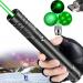 Green Laser Pointer High Power Long Range Strong Green Laser Light Pointer USB Rechargeable Lazer Pen for Presentations Teaching Astronomy Hunting