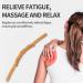 Full Body Scraping Stick | Wooden Acupuncture Fascia Roll Massage Tool for Muscle Relaxation - Back Stomach Shoulder & Foot Massager - Buy Online on GoSupps.com