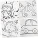 COHEALI 1 Roll Roll Drawing Paper Kids Paint Paper Diy Painting Paper Tracing Paper for Kids Stickers Puzzle As Shown 300X30CM - Buy Online on GoSupps.com