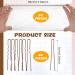 Abeillo Hair Nets for Buns Ballet Hair Net 20 Pcs 50 Cm Invisible Hair Nets and 40 Pcs U Shaped Hair Pins Set for Women Girls Ballet Dancer Nurse(Coffee) - Buy Online on GoSupps.com