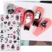 3D Halloween Nail Stickers 6 Sheets 5D Self-Adhesive Embossed Nail Decal Ghosts Bats Pumpkin Nail Art Decoration Design Supplies - Buy Online on GoSupps.com