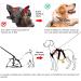 Heele Brown Dog Harness - Reflective Chest Harness with Robust Handle Breakout Buckle & Panic Clip - Perfect Fit for Your Dog - Buy Online on GoSupps.com