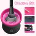 Automatic Electric Makeup Brush Cleaner - Fast Efficient & Ideal Gift for Girlfriend Wife or Mom - All Brush Sizes (Black - Buy Online on GoSupps.com