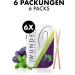 Wonder Toothpick Display (6-Pack) | Flavorful Plastic-Free Chewing Gum | Fresh Breath & Smoking Cessation - Sugar-Free Grape/Mint - Buy Online on GoSupps.com