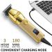 DSP Cordless Hair Clipper for Men - Rechargeable Beard Trimmer with LED Display (Gold) - Buy Online on GoSupps.com