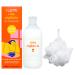 I Love Cosy Nights In Bathtime Treats Bath and Shower Gel - Body Wash and Body Exfoliator Scrub for Smooth Skin - Chocolate Marshmallow Scent - 1 pc Fresh