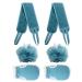 Wangcl 2 set body brush back scrubber 3 pieces of peeling shower set shower sponge bathroom peeling glove physical cockroach peeling shower for women and men