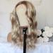 Aisom Ombre Blonde Body Wave Lace Front Synthetic Wig 16 - Highlight Wig for Women - Buy Online on GoSupps.com