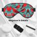 Red Birds Fauna Wild Soft Sleep Eye Mask | Breathable Female Eye Patch for Travel & Relaxation - Shop Internationally - Buy Online on GoSupps.com