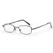 Filtral reading glasses with timeless metal frame for women and men / classic reading aid with spring hinge in black / +2.50 dpt.F4513503 +2.50 diopters black