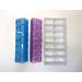 Weekly Pill Organizer - 7 Day AM/PM Color Coded with Braille - Easy Open Medication & Vitamin Storage - Buy Online on GoSupps.com