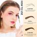 Docolor Duo Eyebrow Brush - Professional Angled Eye Brow & Spoolie Brush in White - Buy Online on GoSupps.com