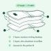Naturally Natures 4 Layer Bamboo Cloth Diaper Inserts with Gussets - Pack of 12 | Reusable Liners for Cloth Diapers - Buy Online on GoSupps.com