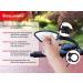 Pedal Heroes Foldable Bike Mirror with Cleaning Cloth & Bag | Stable Handlebar Rear Mirror for E-Bikes - Buy Online on GoSupps.com
