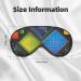 Math Quiz Printed Soft Eye Mask - Zero Eye Pressure Travel Blackout Eye Mask for Restful Sleep | International Shipping Available - Buy Online on GoSupps.com