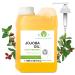 Huile Contour des Yeux Soin Visage et Cheveux Jojoba Bio - Bienfaits Incomparables Hydratant D maquillant Waterproof Cheveux Anti-Acn ique R gule S bum Peau Grasse Baume L vres 1000 ml