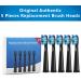 5pc Compatible Electric Toothbrush Replacement Heads for Fairywill D7/D8/FW507/FW508 - Black, Moderately Soft Bristles - Buy Online on GoSupps.com