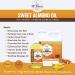 Organic Sweet Almond Oil - 100% Pure Cold Pressed for Skin, Face, Hair & Soap Making - Carrier for Essential Oils - 8 Fl Oz (Pack of 1) - Buy Online on GoSupps.com