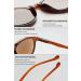 Lanomi Retro Round Reading Glasses with Blue Light Filter - UV400 Sun Reader for Men & Women | Brown Frame & Lens | 2.0 Diopter Visual Strength - Buy Online on GoSupps.com