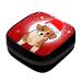 GIAPB Period Bag Sanitary Napkin Storage Bag Pad Holder for Period Makeup Pouch Cartoon Christmas Dog Color2348