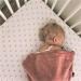 Ely's & Co. Toddler Bed Sheet 2 Pack - 100% Jersey Cotton, Baby Girl - Dusty Rose & Mauve Pink Stars - Buy Online on GoSupps.com
