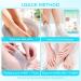 Foot Peeling Mask 3 Pairs: Peeling Foot Mask Dermatologically Tested Heels & Dry Dead Skin for Soft Feet Foot Peel Mask (Goat Milk) Gold Milk - Buy Online on GoSupps.com