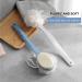 SetSail Shower Body Brush with Bristles and Loofah - Long Handle Back Scrubber for Men and Women - Exfoliating Shower Brush for Skin Massage - Buy Online on GoSupps.com