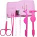 6Pcs Eyelash Curlers and Eyebrow Grooming Kit Set - Tweezer, Applicator Tool, Comb, Scissor, Clippers, and Brush - Portable Mini Set for Women - Fake Lash Cosmetic Essentials - Buy Online on GoSupps.com
