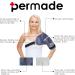 Shoulder Ice Pack for Pain Relief - Reusable Compression Gel Cold Therapy Wrap for Rotator Cuff Injuries - Black - Buy Online on GoSupps.com