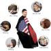 Morocco US Flag Hair Cutting Cape Apron - Professional Salon Barber Hairdressing with Snap Closure - Buy Online on GoSupps.com