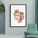 Inspirational Respiratory System Watercolor Wall Art for Medical Office - Modern Canvas Home Decor - 16x24 Inch Framed Black - Buy Online on GoSupps.com