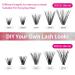 DIY Eyelash Extensions - 200pcs D Curl Mixed Tray (8-16mm) | Reusable & Natural Flare Lashes - Buy Online on GoSupps.com