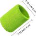 WILLBOND 6-Piece Neon Wrist Sweatbands Set for Football, Basketball, Running - Neon Pink, Neon Green, Sky Blue - Buy Online on GoSupps.com