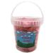 Ellies Jellies Raspberry Ruffles 384g Bucket Individually Wrapped Chocolate Flavor Coconut Filling