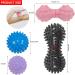 Hedgehog Ball Set - 4 Pieces Knob Massage Balls for Relaxation & Relief | International Shipping - Buy Online on GoSupps.com