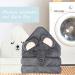 Roxanepig 2-Pack Baby Hooded Towels | Soft Bamboo Bath Towels for Newborns & Babies (80x80 cm) - Buy Online on GoSupps.com