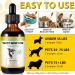 Natural Yeast Infection Treatment for Dogs - Ear Infection Relief Itchy Skin Support 2fl oz Herbal Supplement for Healthy Coat & Skin 60ml - Buy Online on GoSupps.com