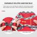 Doramio Dog Harness for Small Dogs | Reflective Breathable & Safe | Includes Leash | Perfect for Cats | Size L - Red - Buy Online on GoSupps.com