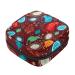 Kiwi Bird Red Animal Sanitary Napkin Storage Bags Period Bag for Teen Girls Pad Bags for Period for School Sanitary Pouch for Feminine Products Kiwi Bird Red Animal Sanitary Pad Storage Bag with Zipper for Teen Girls Women Ladies Multicoloured 09