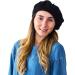 Black French Beret Artist Hat - Winter Hat for Women | CoverYourHair - Buy Online on GoSupps.com