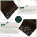 Runature Dark Brown Real Hair Clip-In Extensions - 40cm 50g 3 Pcs - Unicihtbar Remy Hair #2 - Buy Online on GoSupps.com
