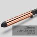 BaByliss Titanium Brilliance Waves Wand - 28mm True-Titanium Barrel - Fast Heat Up - Black - Buy Online on GoSupps.com