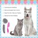 Self Cleaning Cat Brush for Shedding and Grooming with Hair Comb - Grey - Buy Online on GoSupps.com