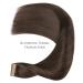 WhenALIFE Tape Extensions - 20Pcs 30g 25cm Real Remy Hair Invisible Skin Weft Silky Straight Dark Brown #2A - Premium Quality Hair Extensions - Buy Online on GoSupps.com