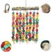 MQUPIN Large Parrot Toys Chewing Bird Toys Natural Wooden Blocks Takraw Parrot Cage Bite Toy Suits Parrot Toys African Grey for Large Medium Birds Macaws African Grey Cockatoos Amazon Parrots 8 Counts - Buy Online on GoSupps.com